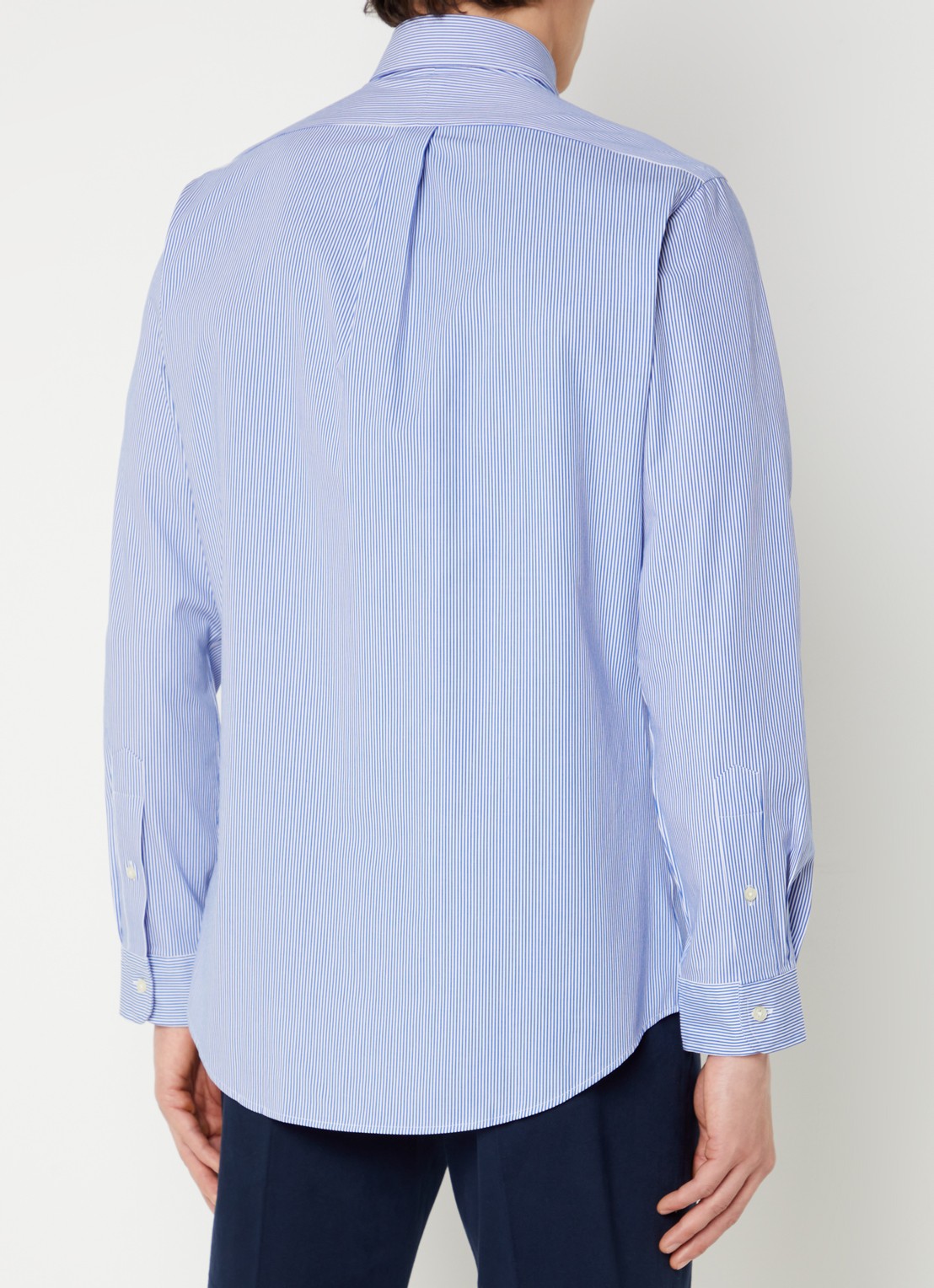 Ralph Lauren Regular fit overhemd met streepprint - achterkant 5 blue / white hairline strip