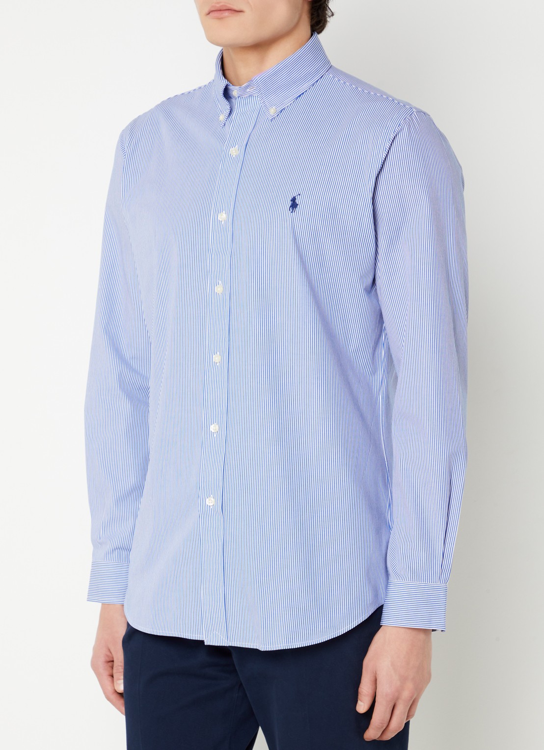 Ralph Lauren Regular fit overhemd met streepprint - detail 7 blue / white hairline strip