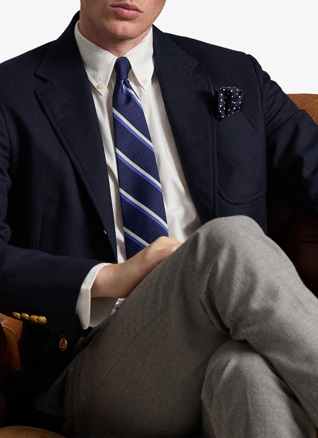 Ralph Lauren Regular fit overhemd met streepprint - detail 2 white