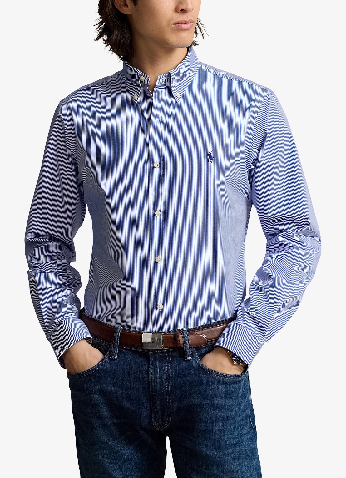Ralph Lauren Regular fit overhemd met streepprint - detail 3 color