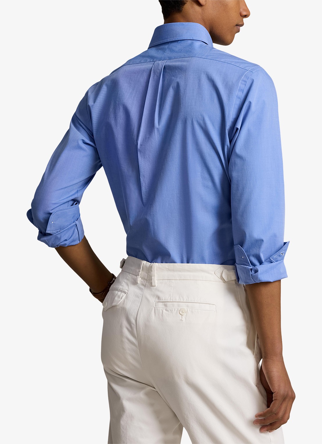 Ralph Lauren Regular fit overhemd met streepprint - achterkant 3 blue end on end