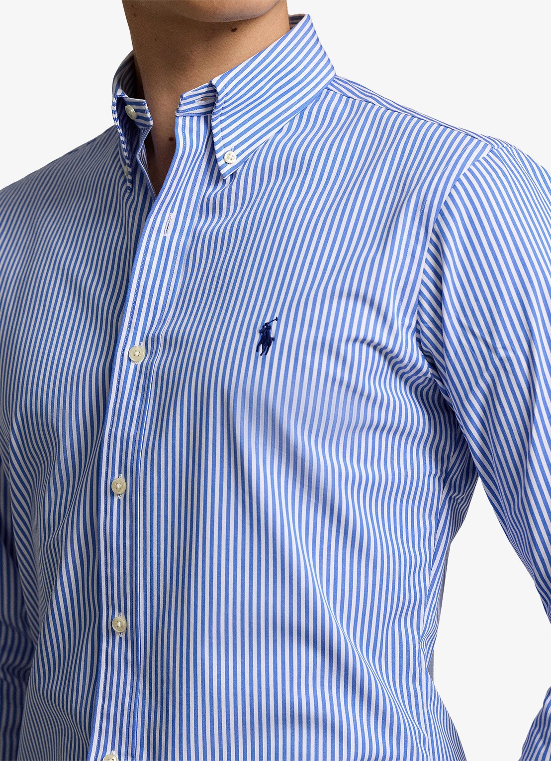 Ralph Lauren Regular fit overhemd met streepprint - detail 2 4655h light blue