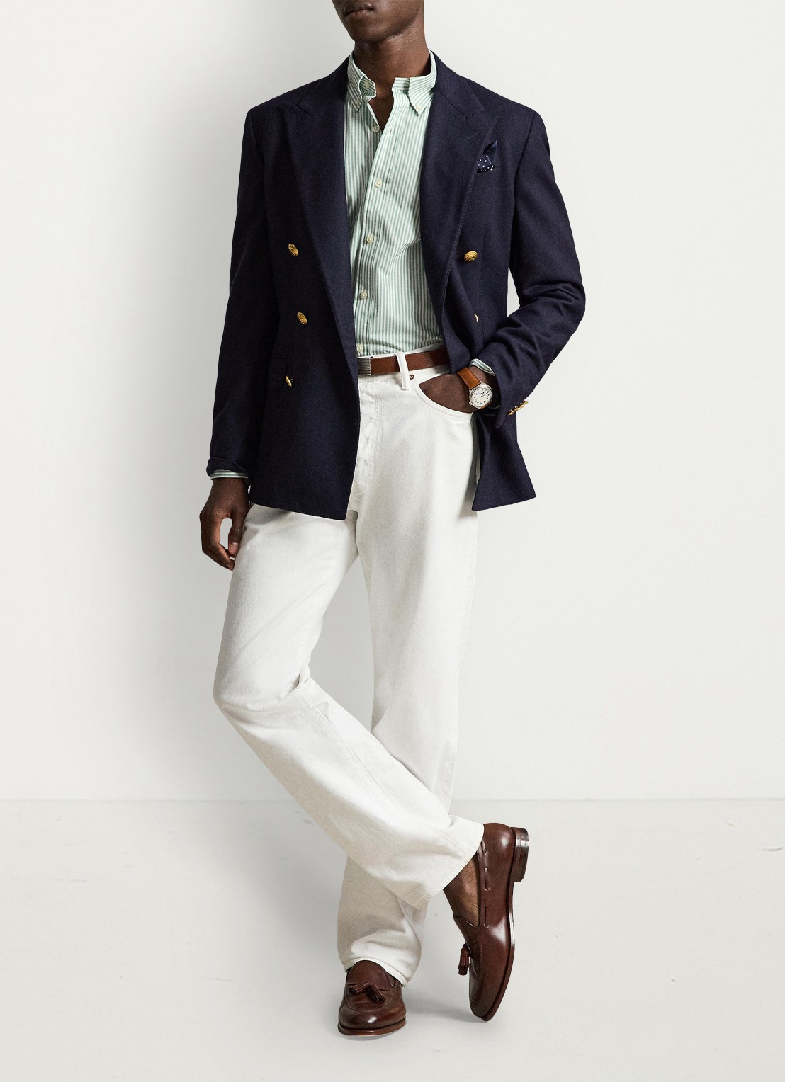 Ralph Lauren Regular fit overhemd met streepprint - detail 4 4655ae faded mint