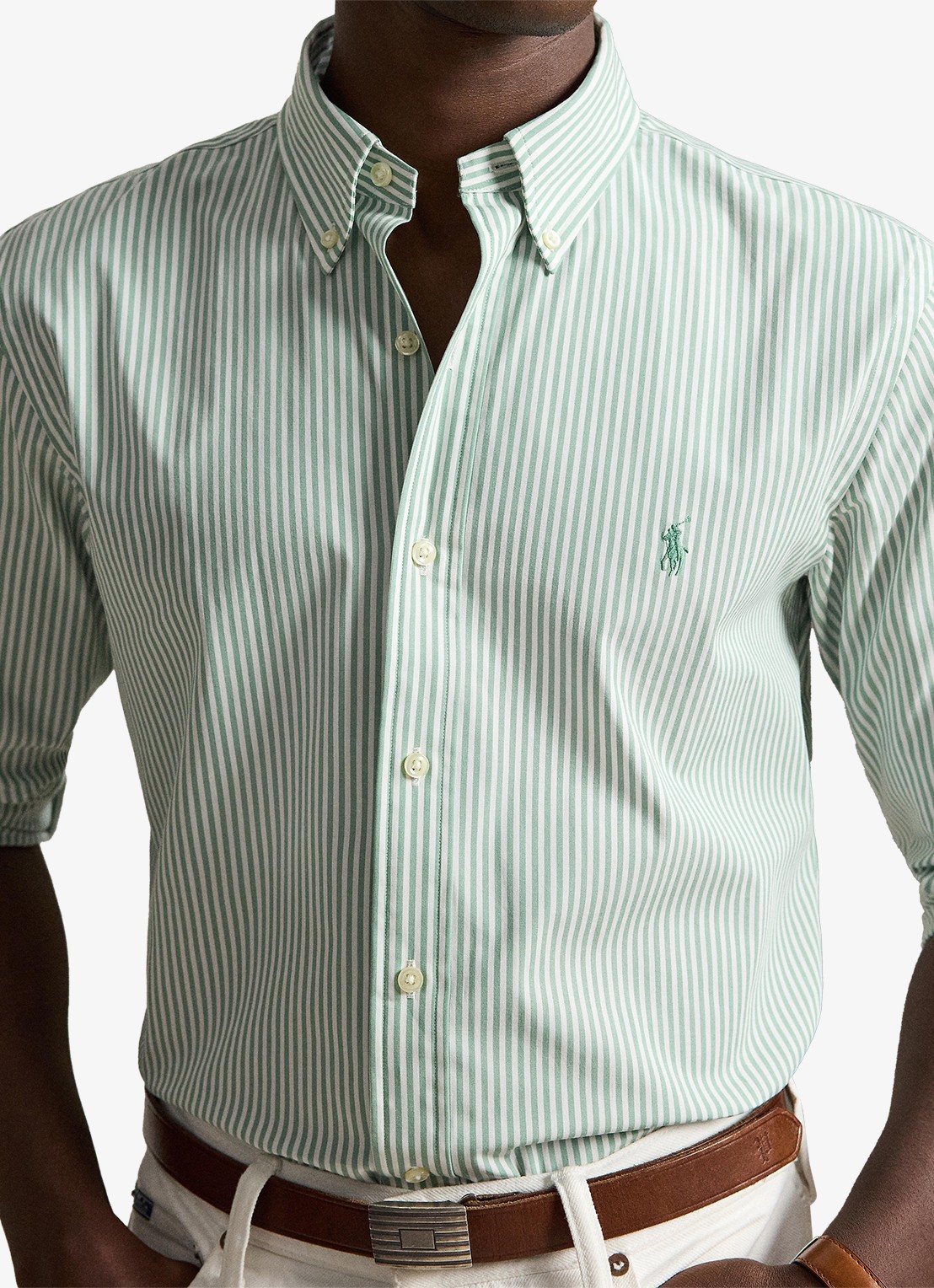 Ralph Lauren Regular fit overhemd met streepprint - detail 5 4655ae faded mint