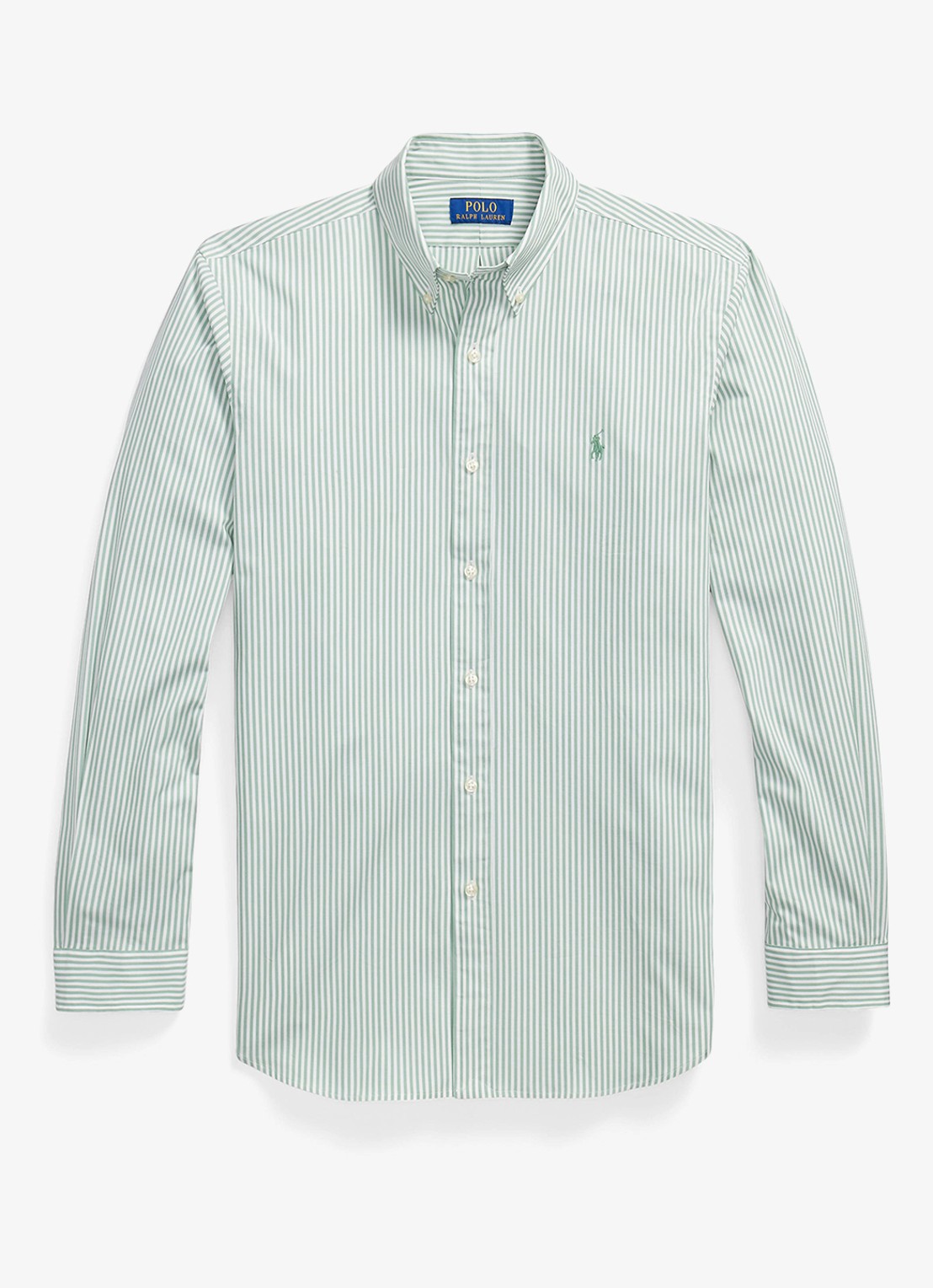 Ralph Lauren Regular fit overhemd met streepprint - voorkant 4655ae faded mint