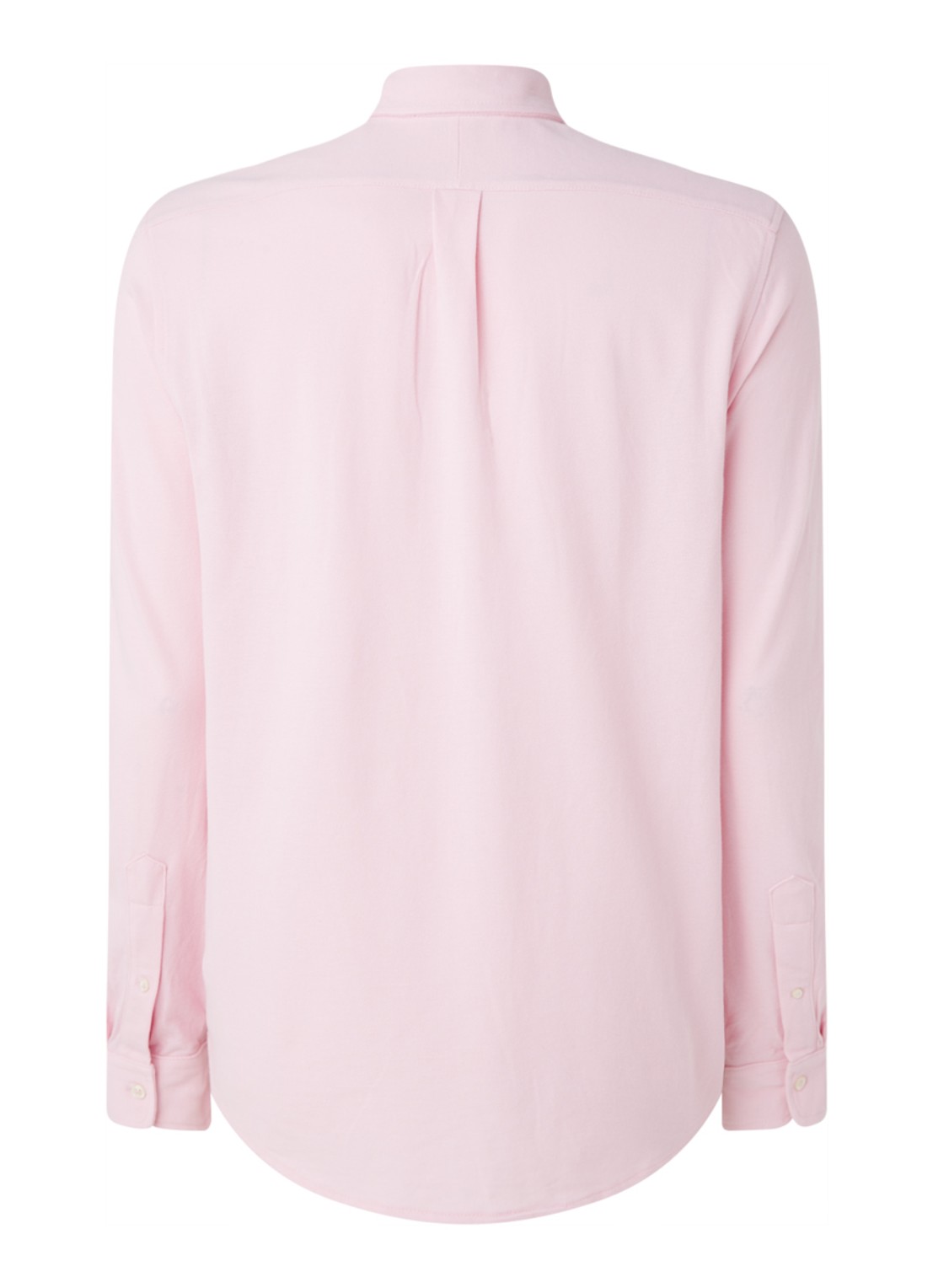 Ralph Lauren Regular fit overhemd van piqué katoen - achterkant garden pink / roze