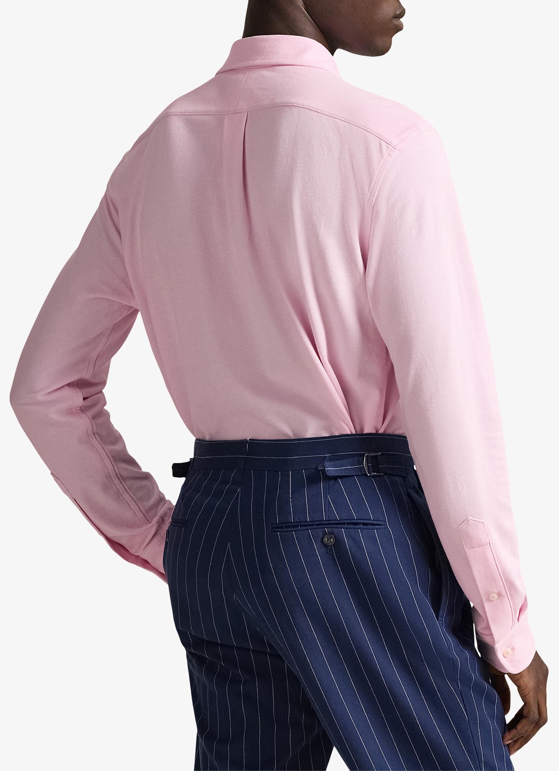 Ralph Lauren Regular fit overhemd van piqué katoen - achterkant caramel pink c7952-3vi8