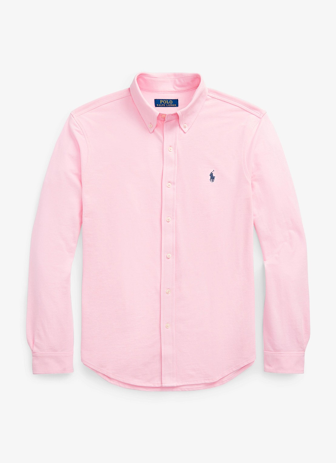 Ralph Lauren Regular fit overhemd van piqué katoen - voorkant 2 caramel pink c7952-3vi8