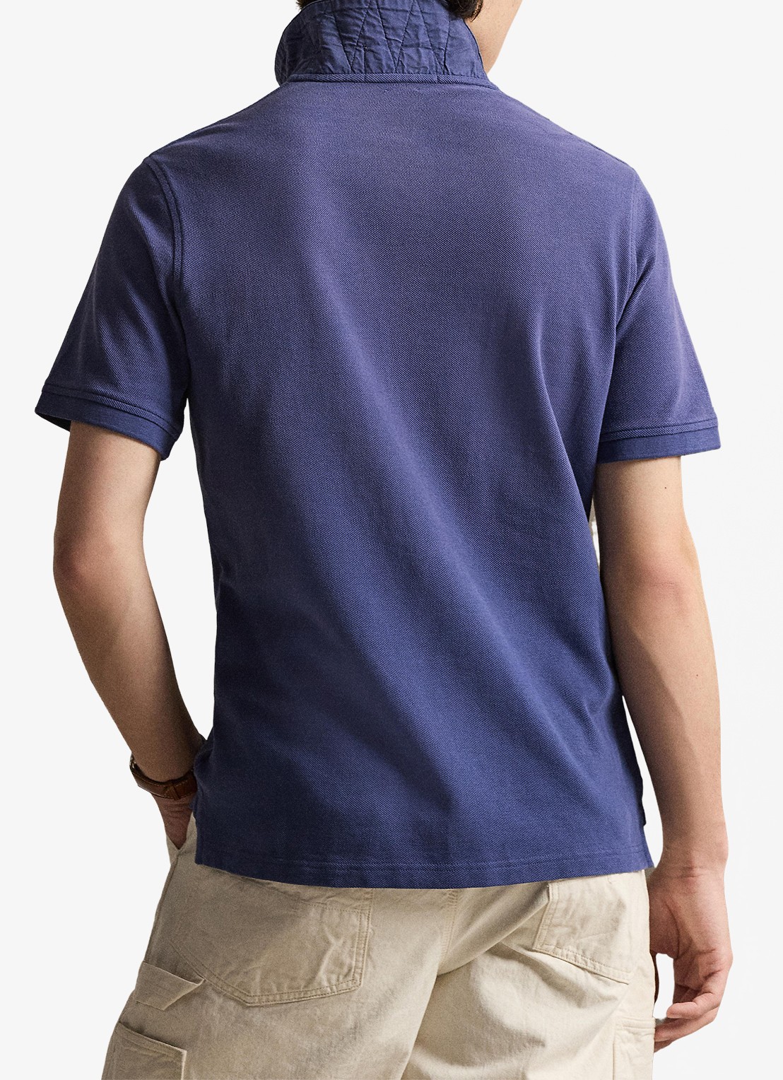 Ralph Lauren Regular fit polo met logo - achterkant 2 light navy / blauw