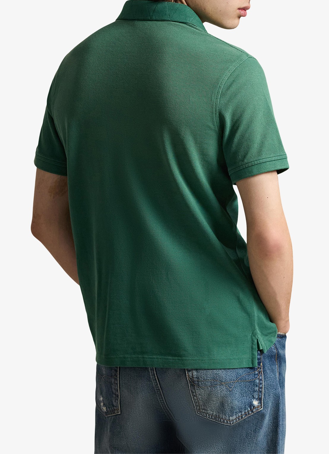 Ralph Lauren Regular fit polo met logoborduring - achterkant 5 groen