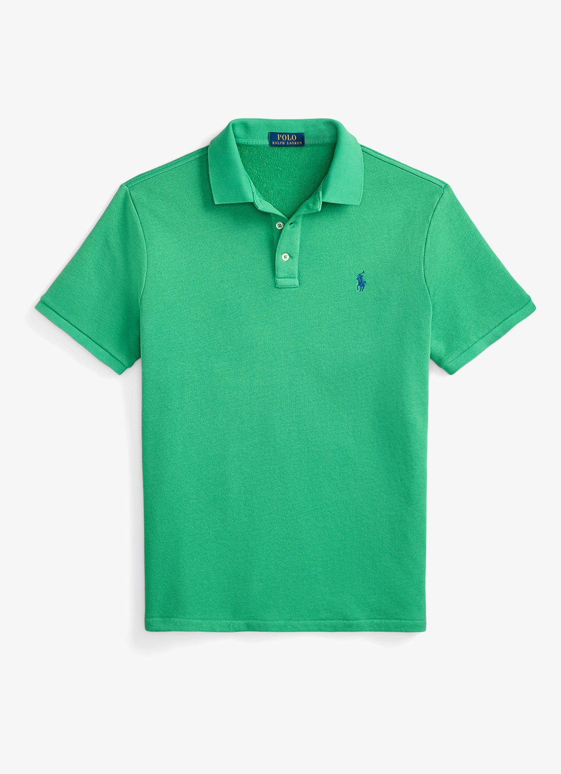 Ralph Lauren Regular fit polo van badstof met logo - voorkant 4 summer emerald / groen
