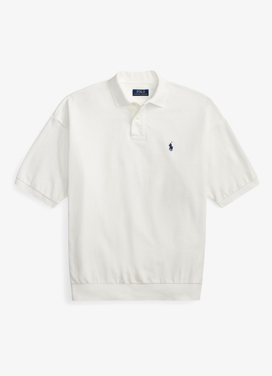 Ralph Lauren Relaxed fit polo met logo - voorkant white / wit