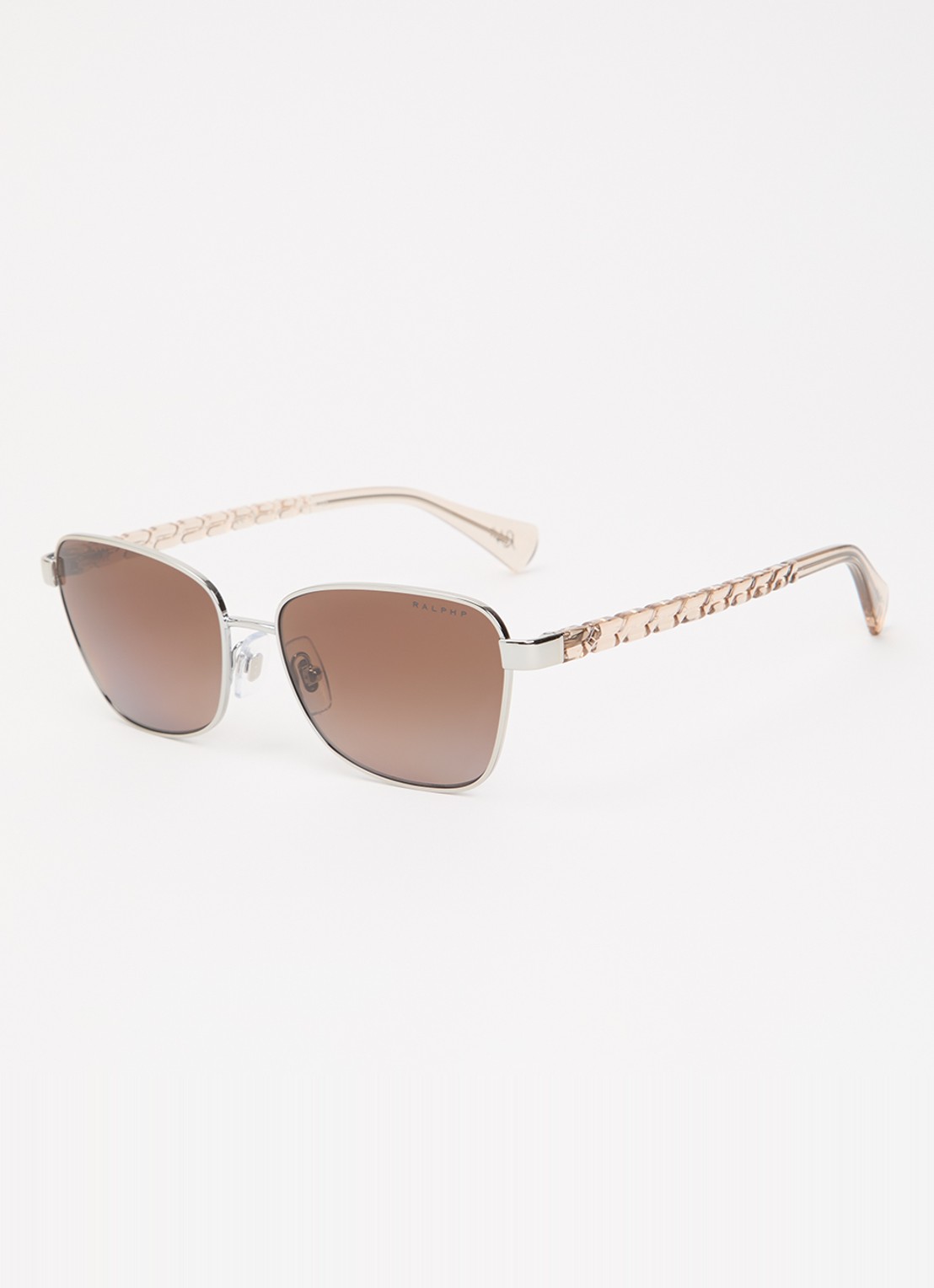 Ralph Lauren Retro zonnebril gepolariseerd RA4149 - voorkant zilver
