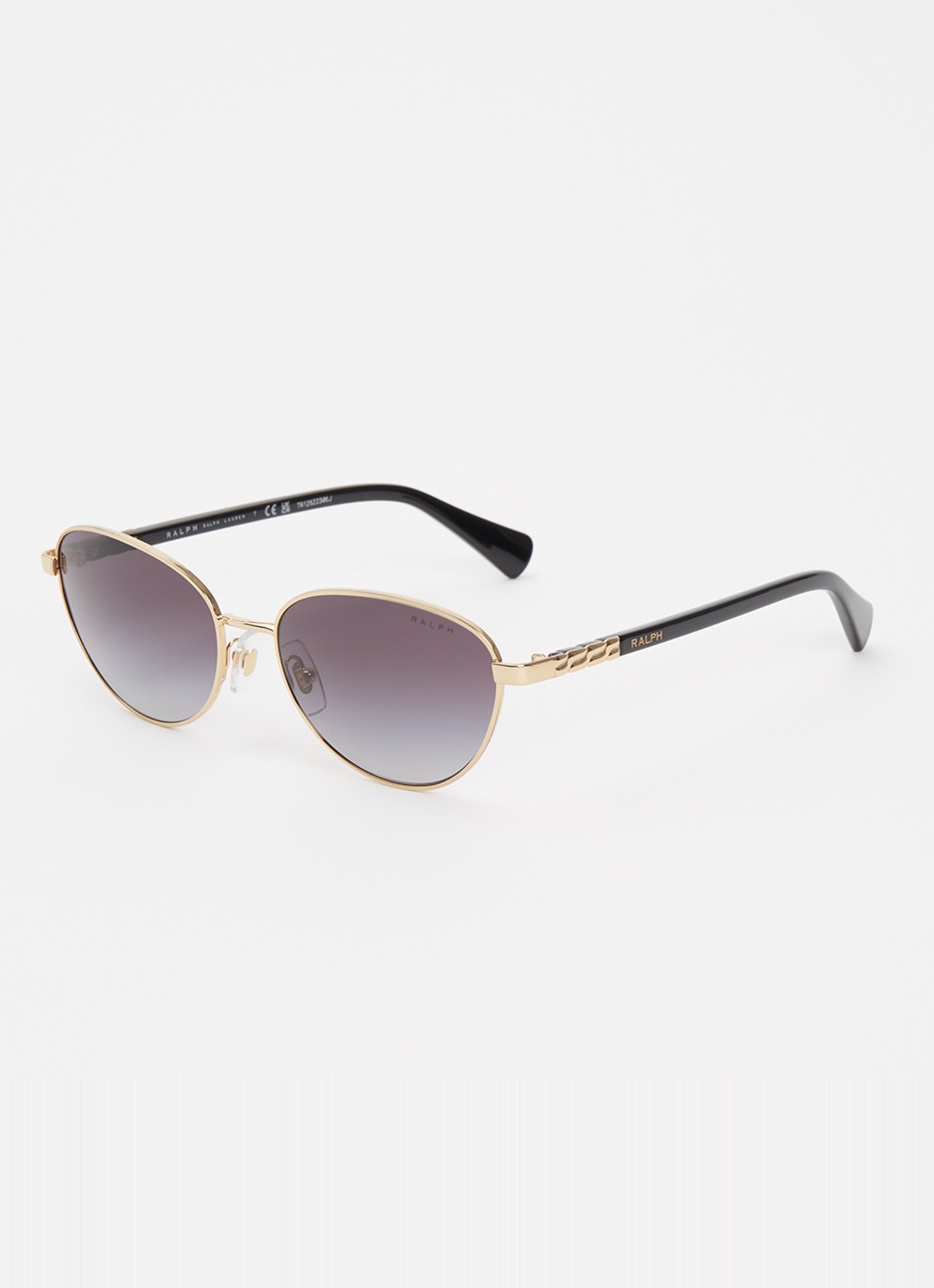 Ralph Lauren Retro zonnebril gepolariseerd RA4150 - voorkant goud