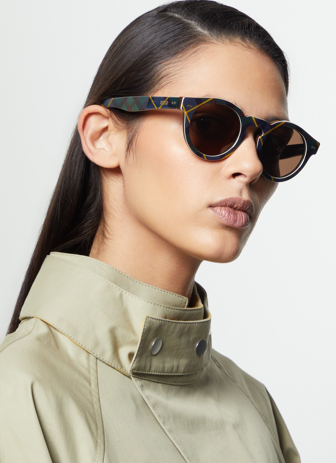 Ralph Lauren Retro zonnebril PH4165 - voorkant 2 donkergroen