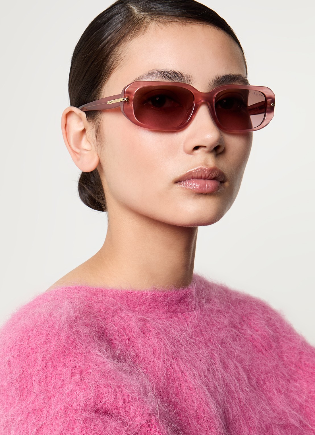Ralph Lauren Retro zonnebril RA5311U - voorkant 2 roze
