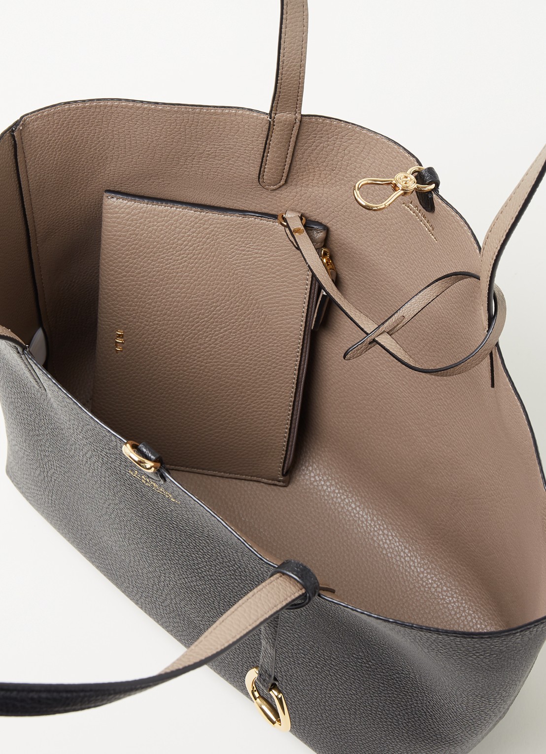 Ralph Lauren Reversible schoudertas met afneembaar etui - detail 6 zwart