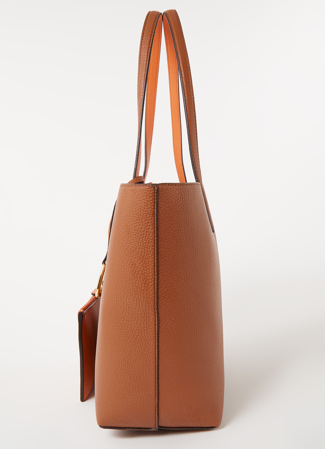 Ralph Lauren Reversible schoudertas met uitneembaar etui - detail 2 cognac