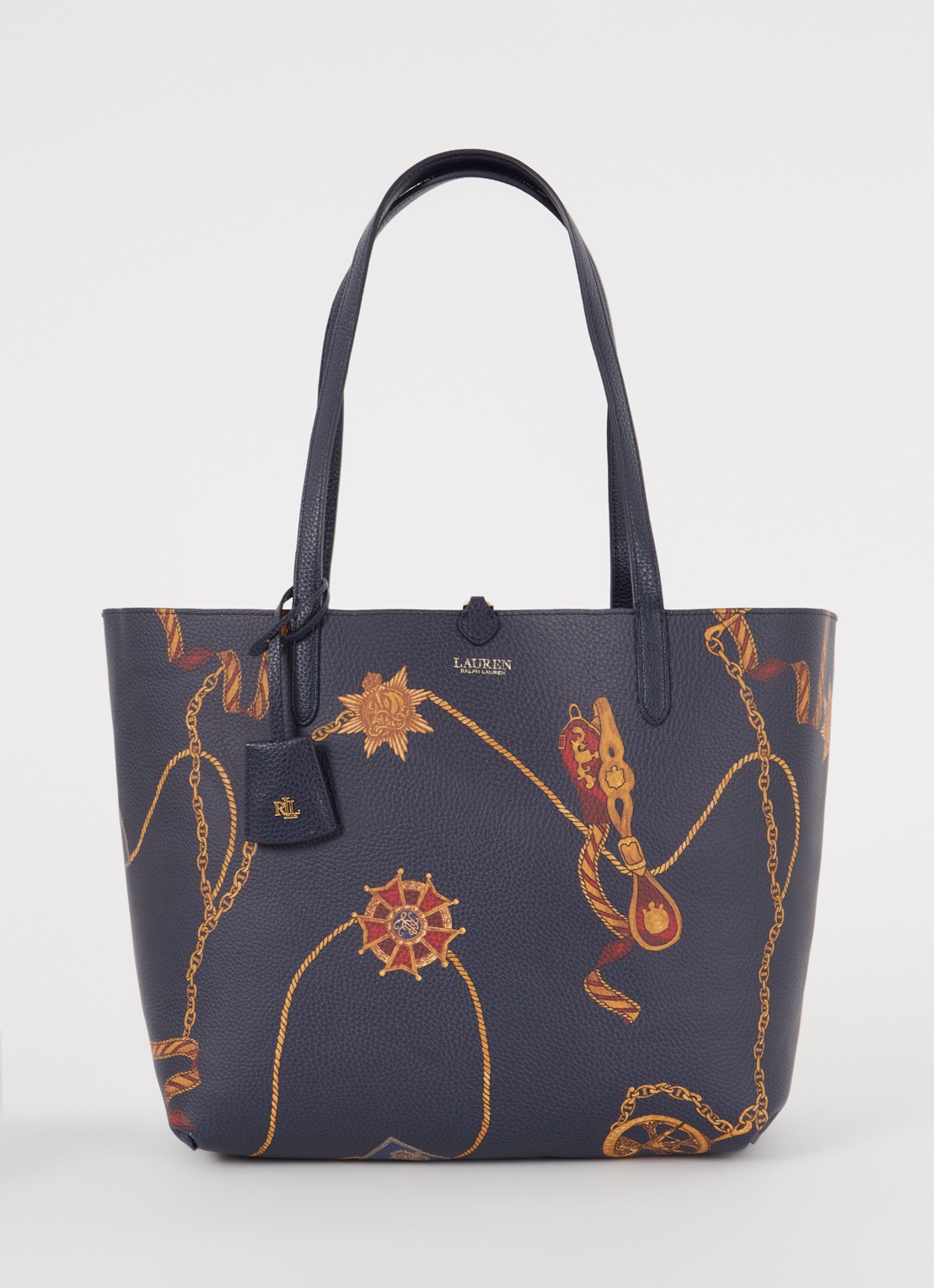 Ralph Lauren Reversible schoudertas met uitneembaar etui - detail 5 donkerblauw