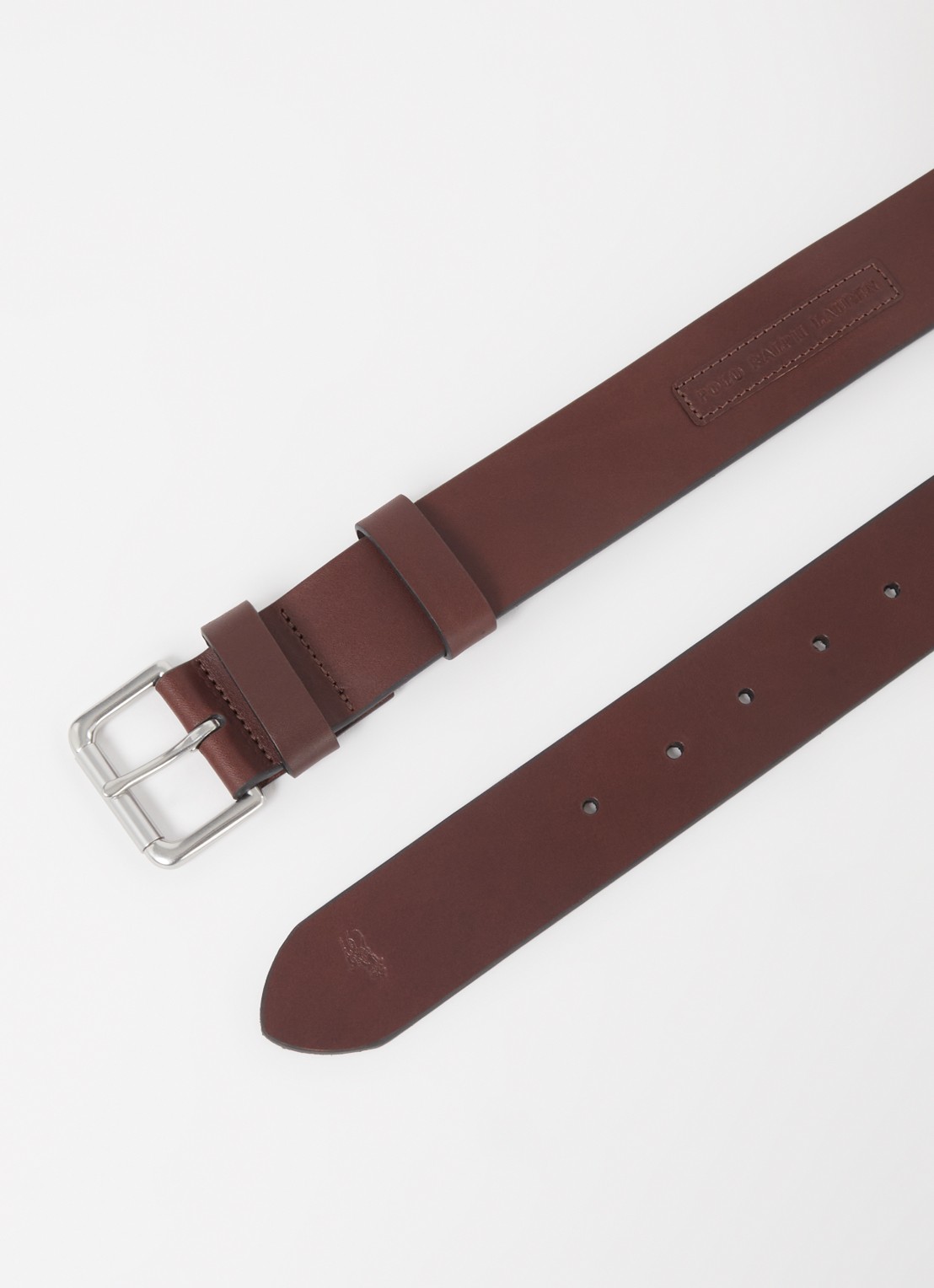 Ralph Lauren Riem van leer - detail 2 bruin
