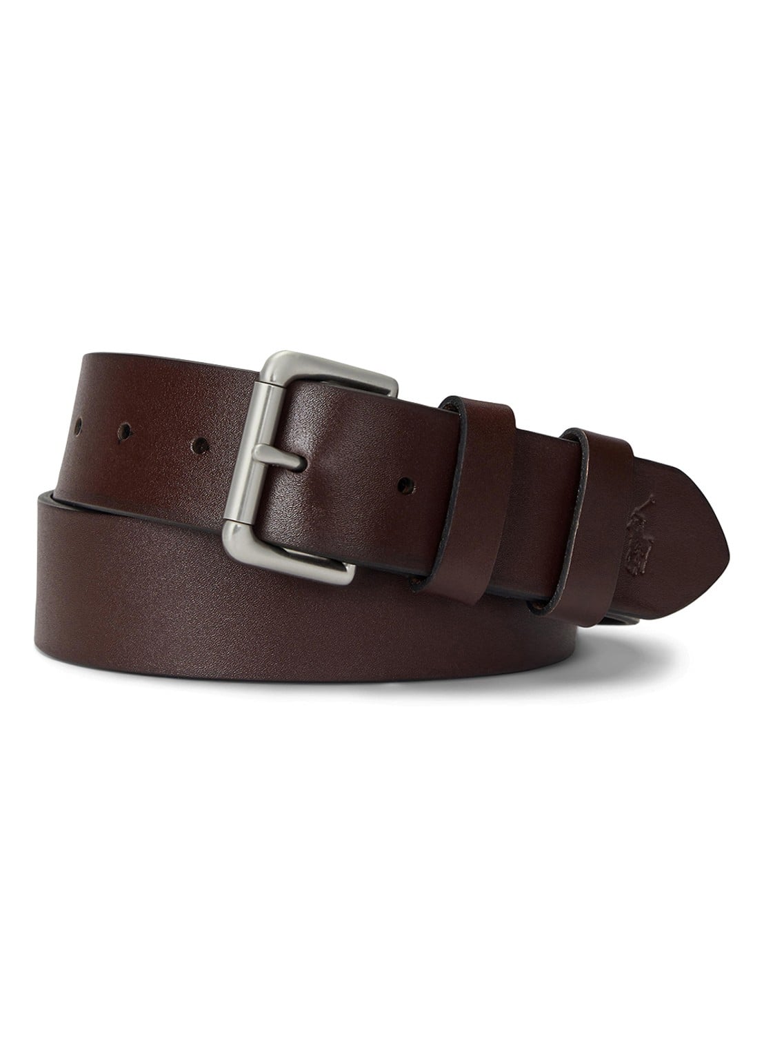 Ralph Lauren Riem van leer - voorkant 4 bruin