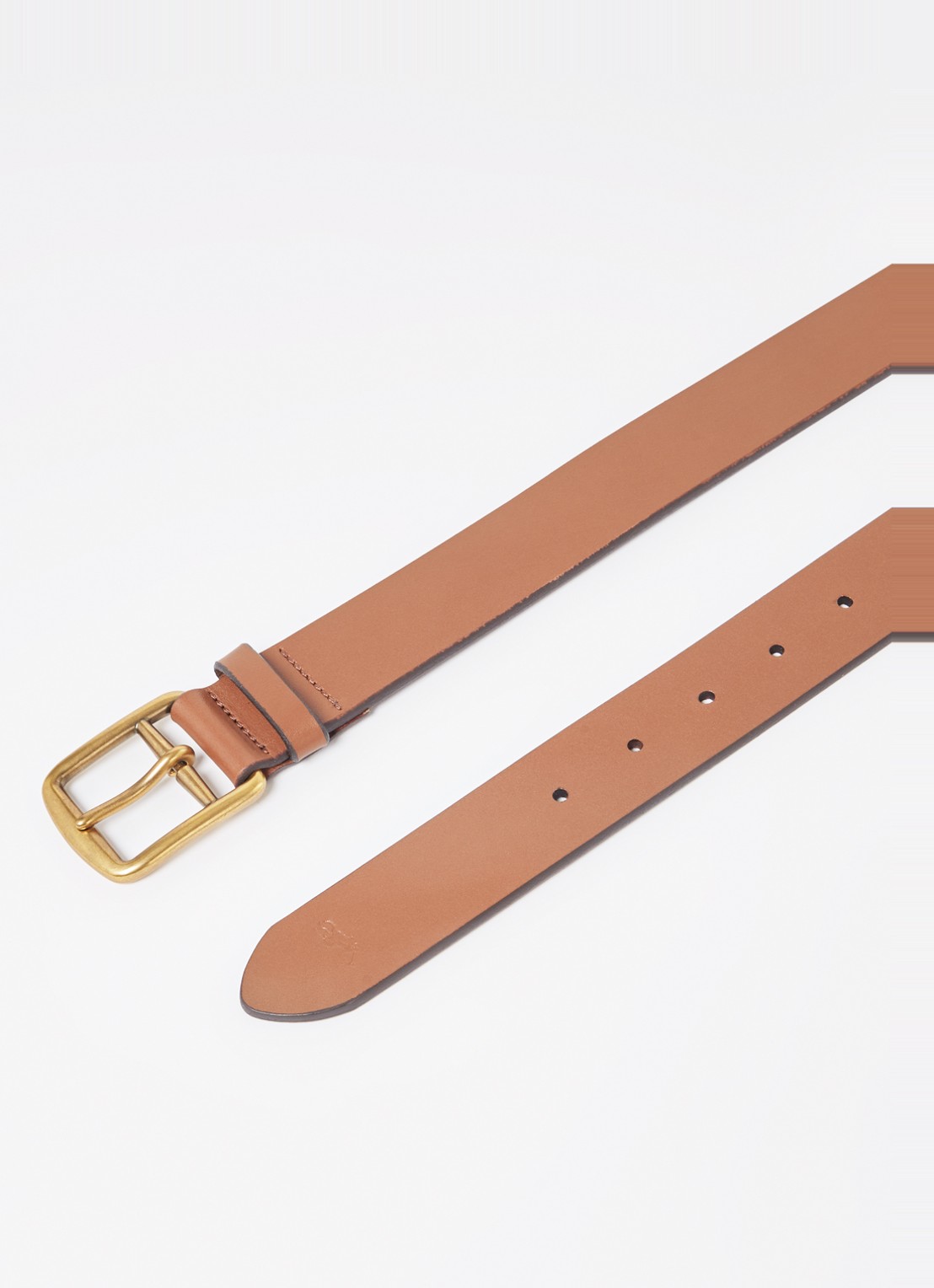 Ralph Lauren Riem van leer - detail saddle