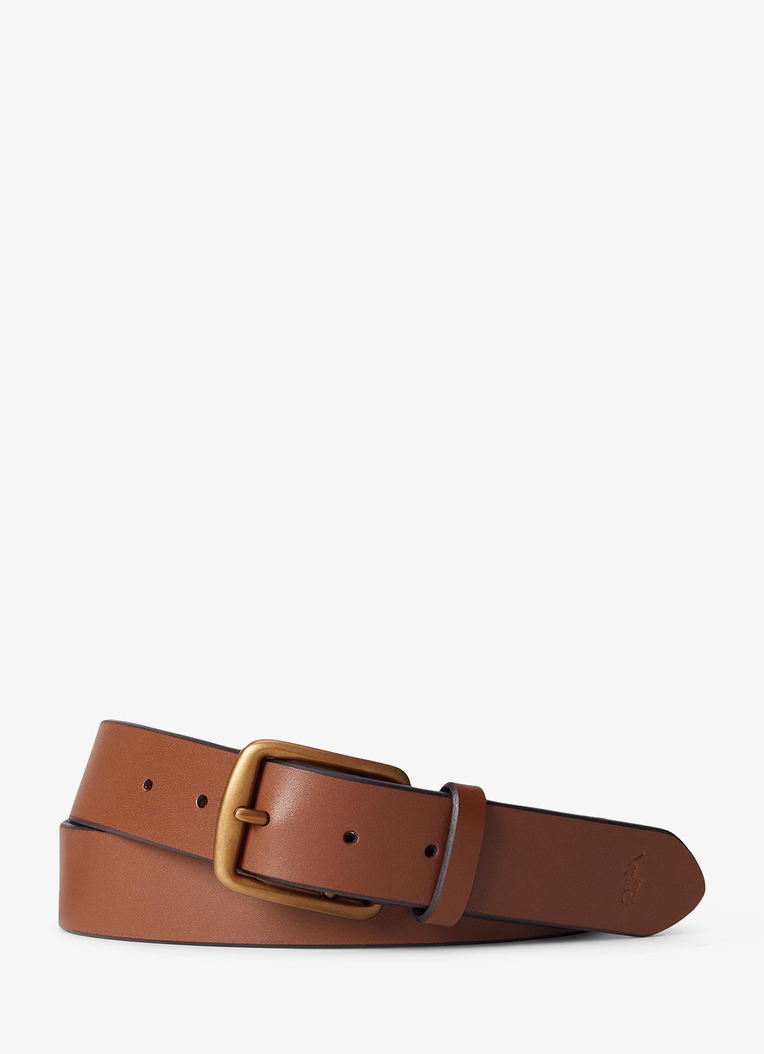 Ralph Lauren Riem van leer - voorkant 2 saddle