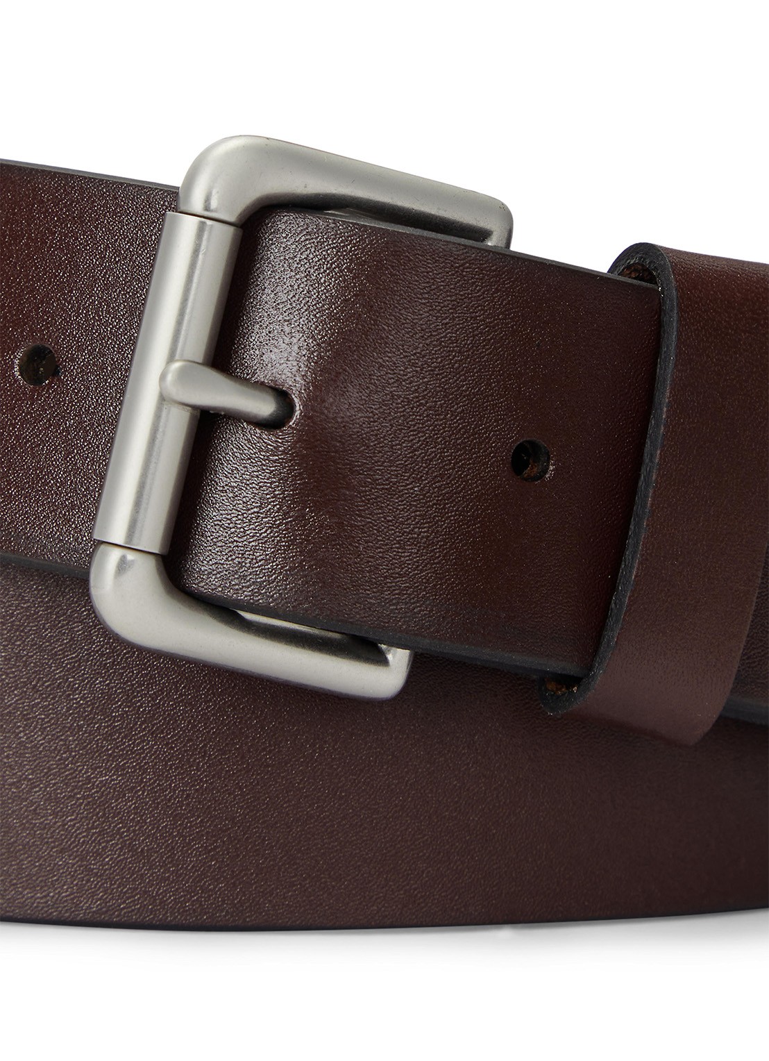 Ralph Lauren Riem van leer - voorkant 4 bruin