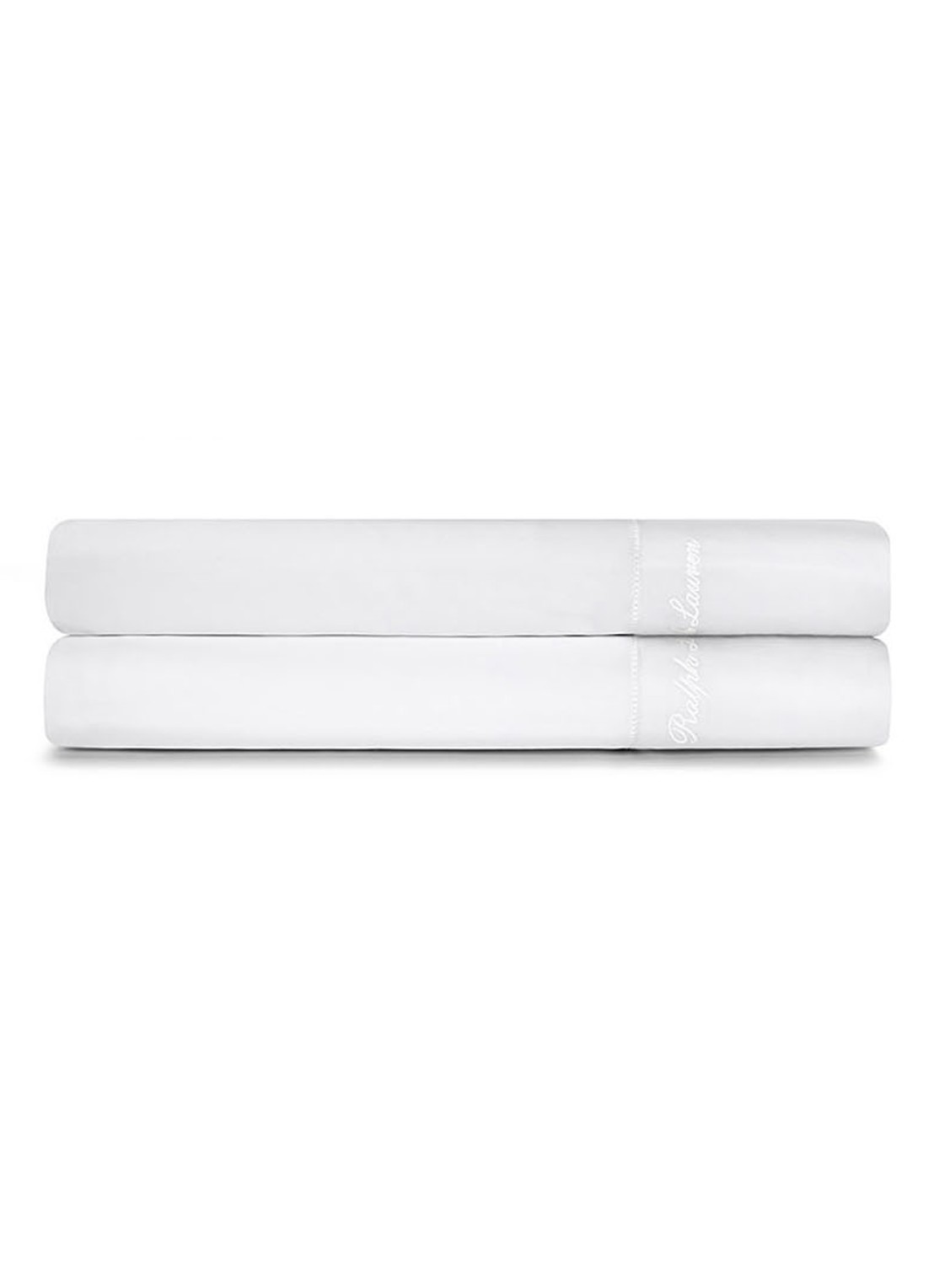 Ralph Lauren RL 624 laken van katoensatijn - voorkant wit