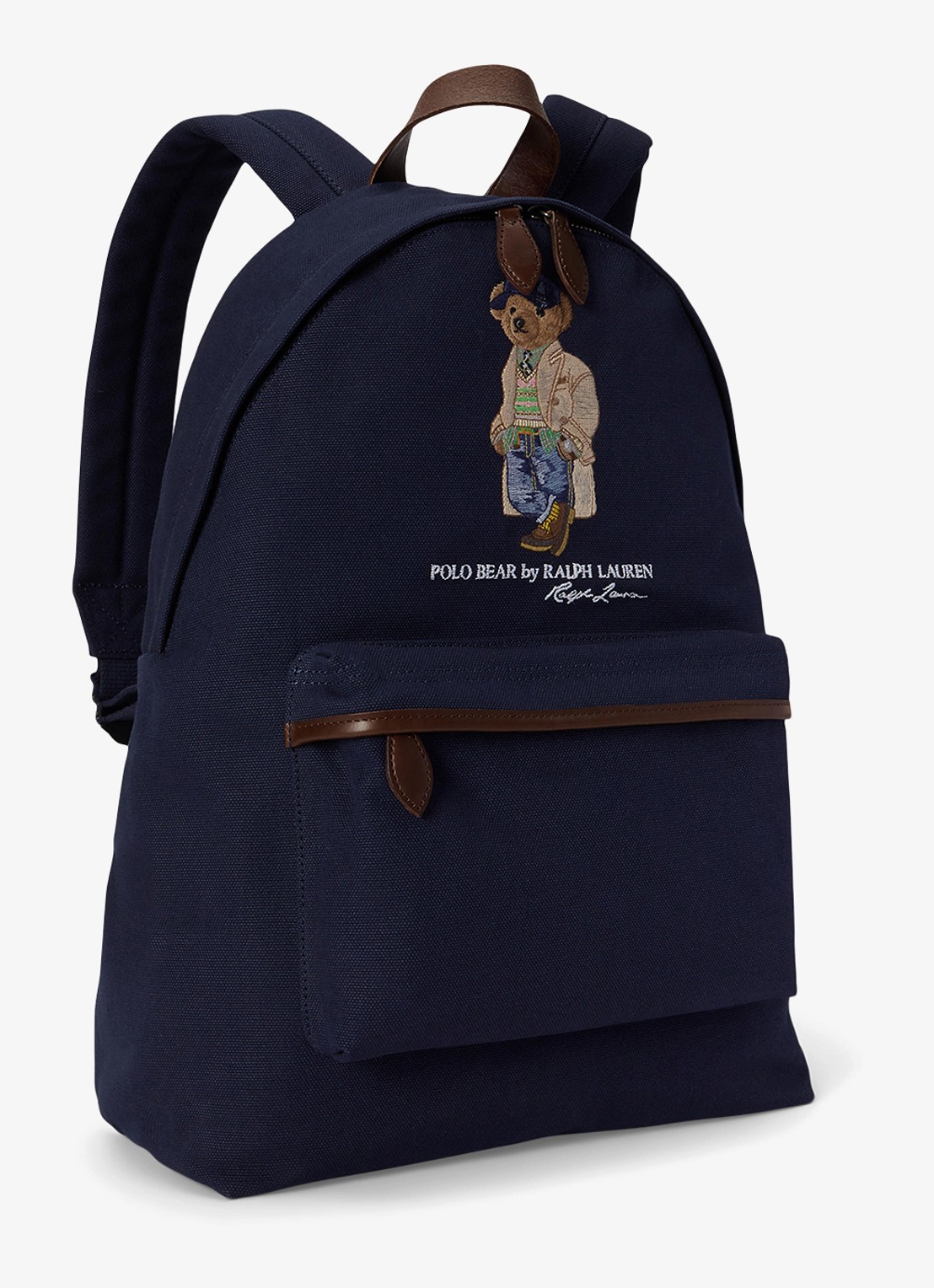 Ralph Lauren Rugzak met logoprint - detail 2 donkerblauw