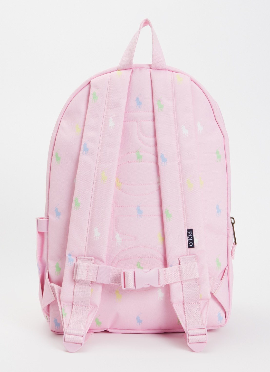 Ralph Lauren Rugzak met logoprint  - achterkant 2 roze