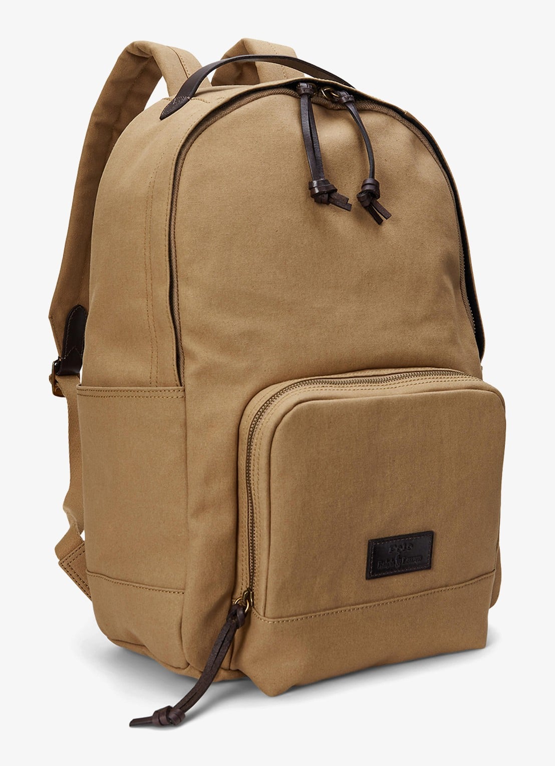 Ralph Lauren Rugzak van canvas met logo - detail montana khaki / khaki