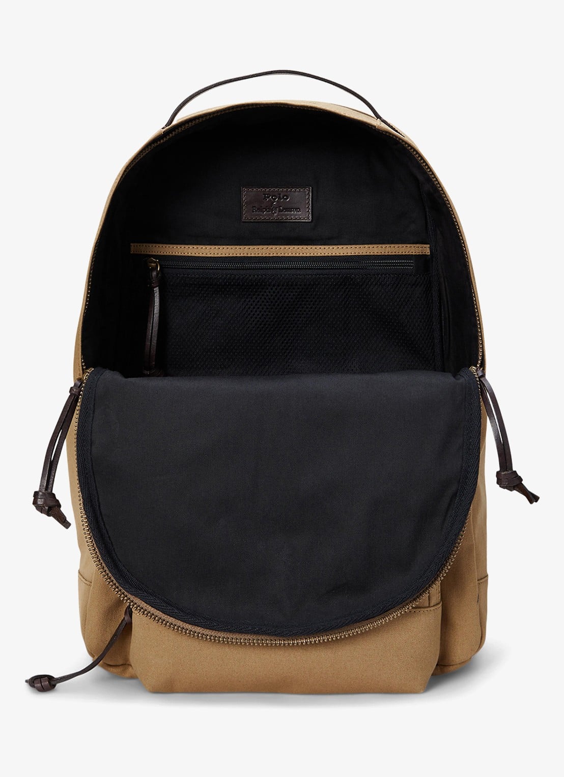 Ralph Lauren Rugzak van canvas met logo - detail 2 montana khaki / khaki