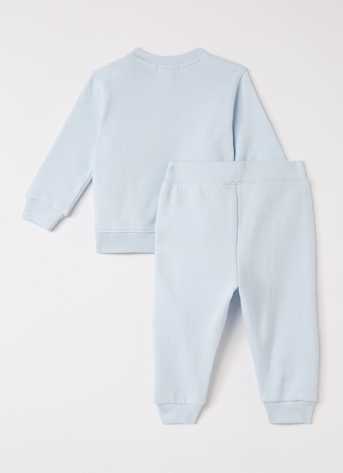 Ralph Lauren Set van bomberjack met joggingbroek 2-delig - voorkant 2 lichtblauw