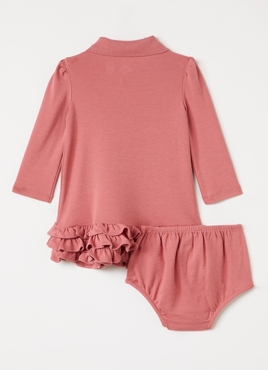 Ralph Lauren Set van tuniekjurk met bloomer - voorkant 2 roze