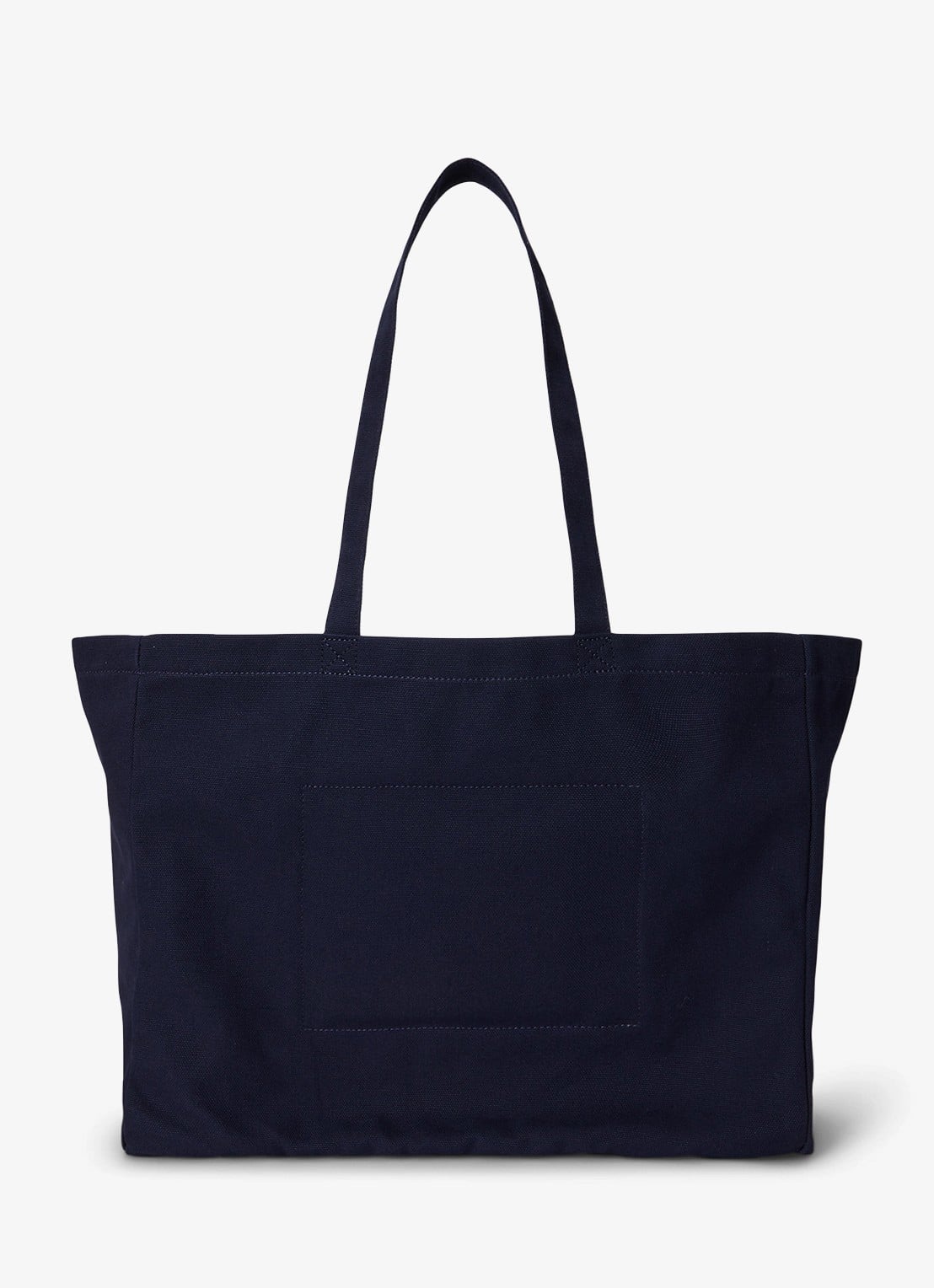 Ralph Lauren Shopper met logoprint - achterkant 3 donkerblauw