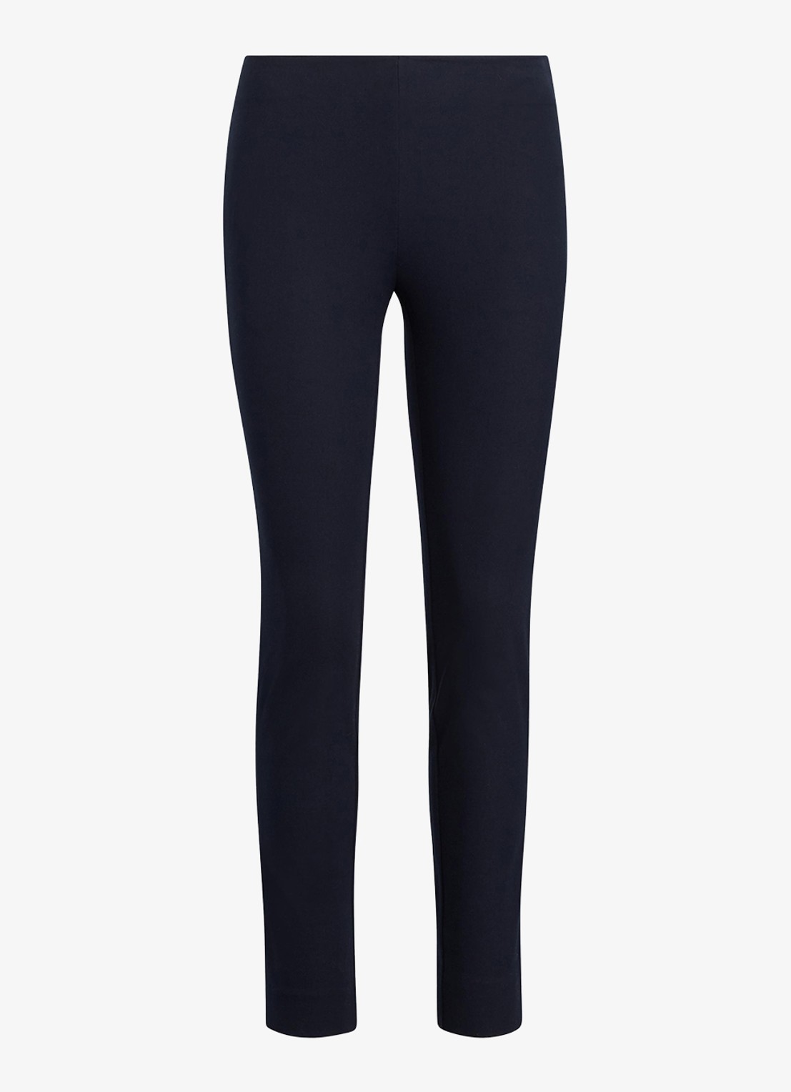 Ralph Lauren Skinny fit broek in katoenblend met stretch  - voorkant 4 donkerblauw