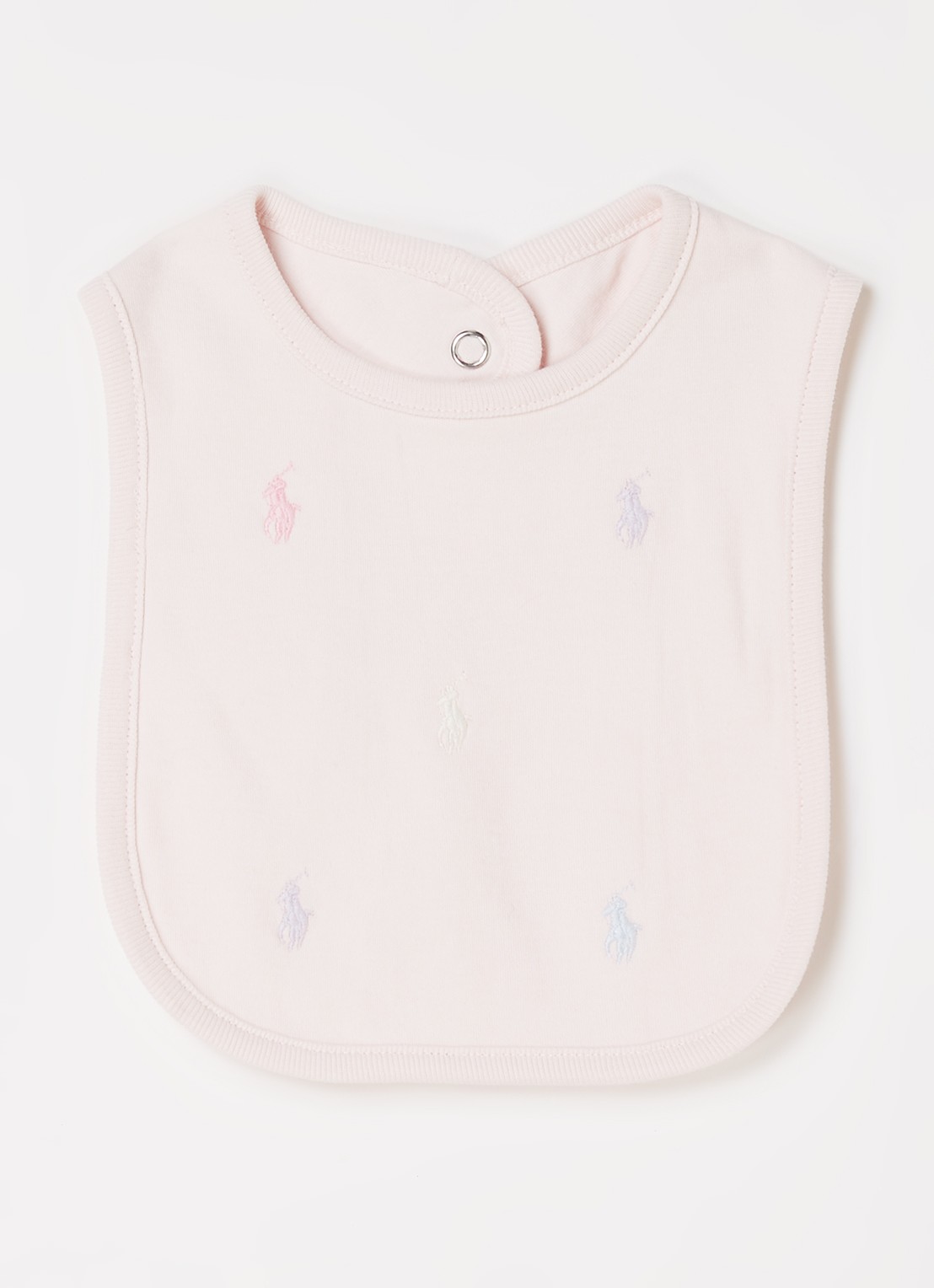 Ralph Lauren Slab met logoborduring - voorkant lichtroze