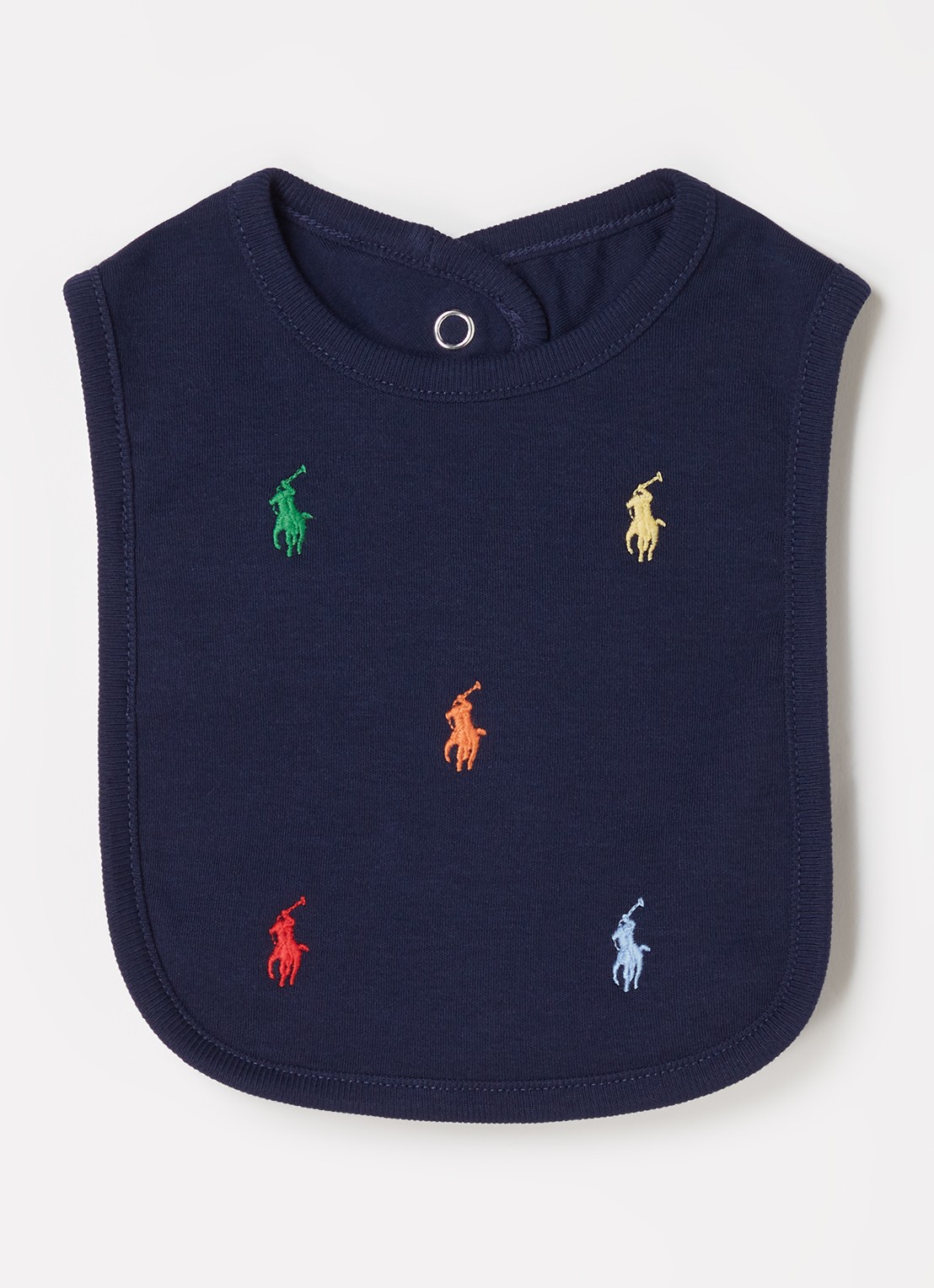 Ralph Lauren Slab met logoborduring - voorkant blauw