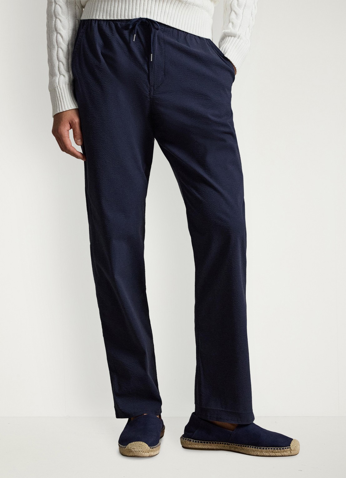 Ralph Lauren Slim fit broek met steekzakken - detail 3 newport navy / donkerblauw