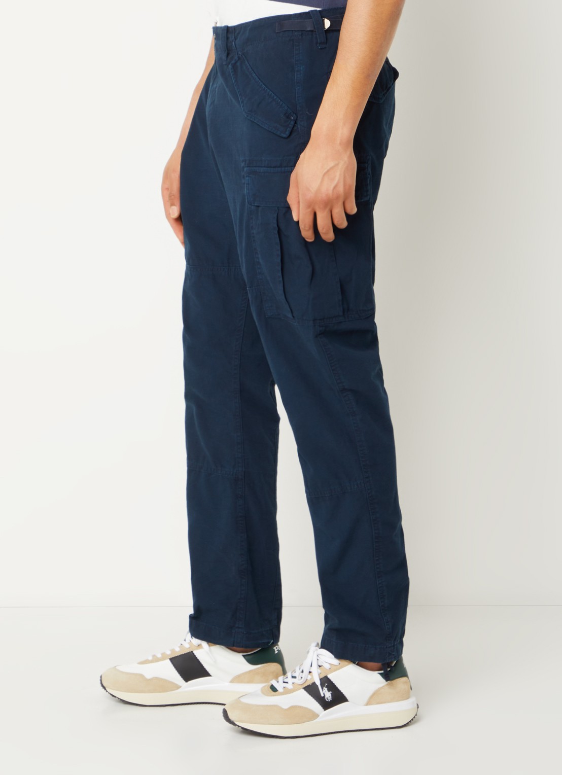 Ralph Lauren Slim fit cargobroek met klepzakken - detail 4 aviator navy / donkerblauw