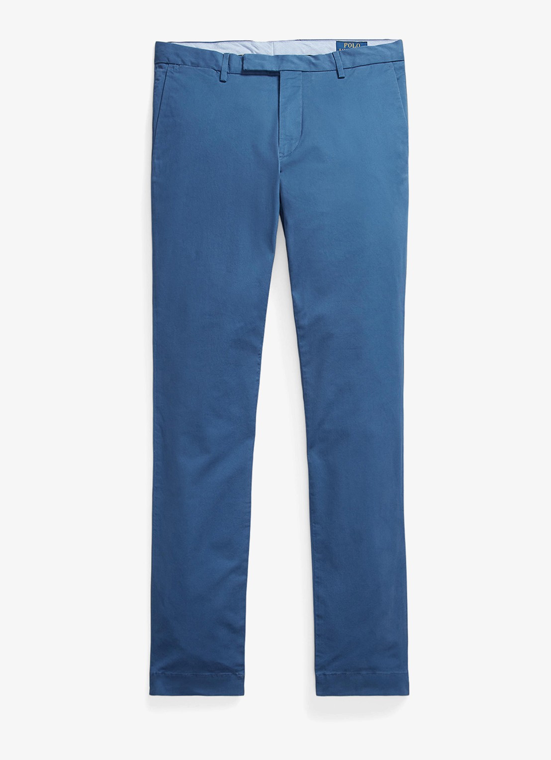 Ralph Lauren Slim fit chino met steekzakken - voorkant night navy / donkerblauw