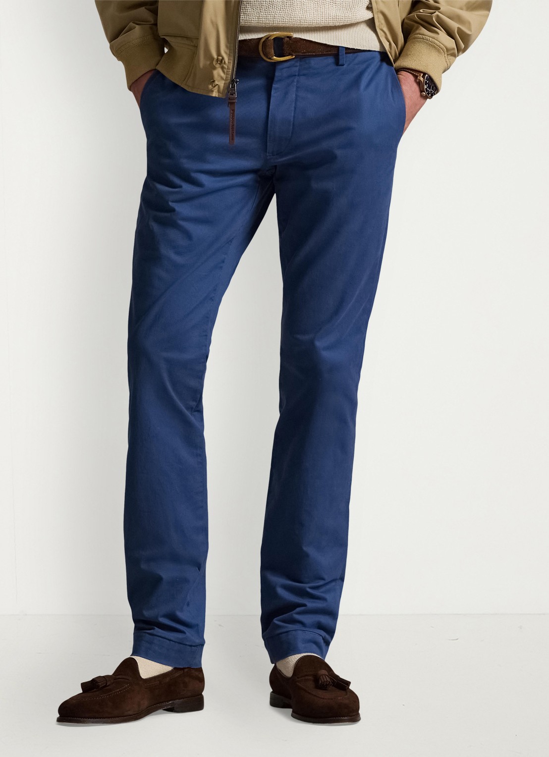 Ralph Lauren Slim fit chino met steekzakken - detail 8 night navy / donkerblauw