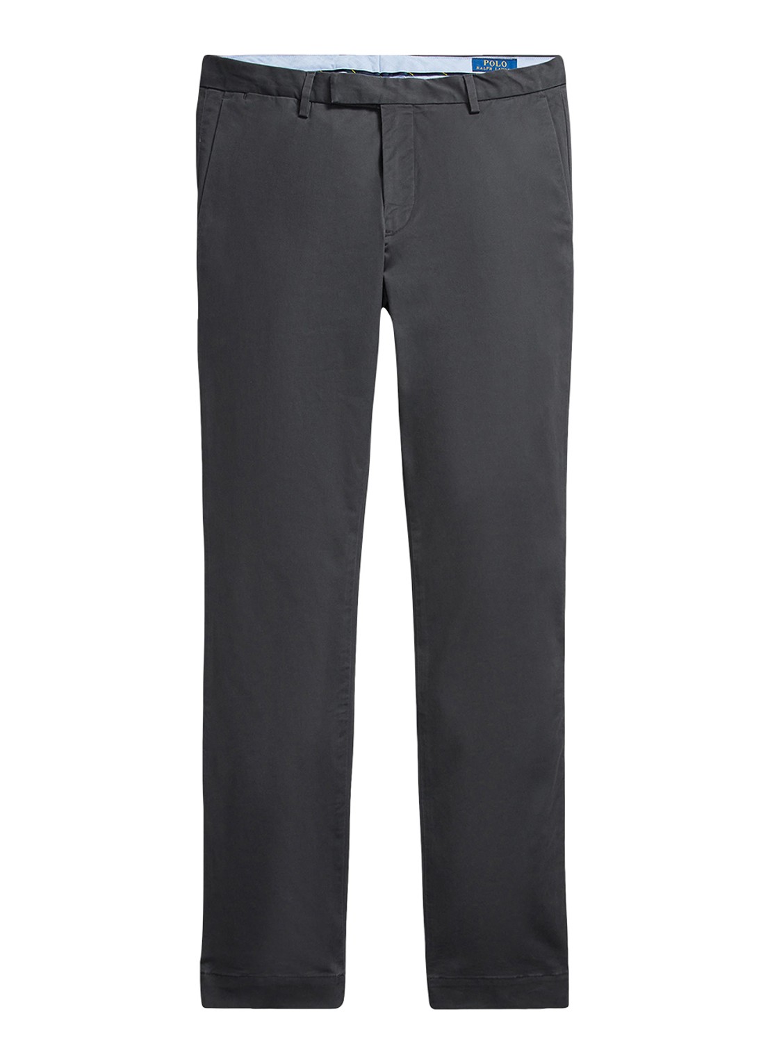 Ralph Lauren Slim fit chino met steekzakken - voorkant 4 deep grey / donkergrijs