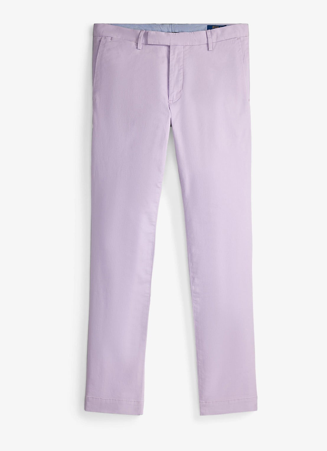Ralph Lauren Slim fit chino met steekzakken - voorkant 2 spring iris / paars