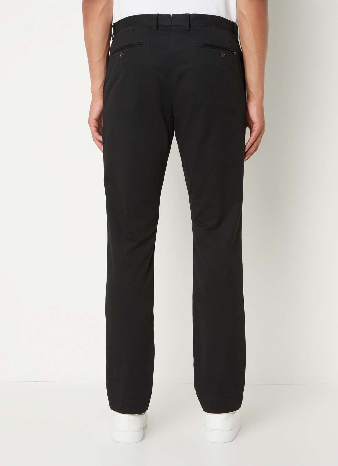 Ralph Lauren Slim fit chino met stretch - achterkant 5 polo black