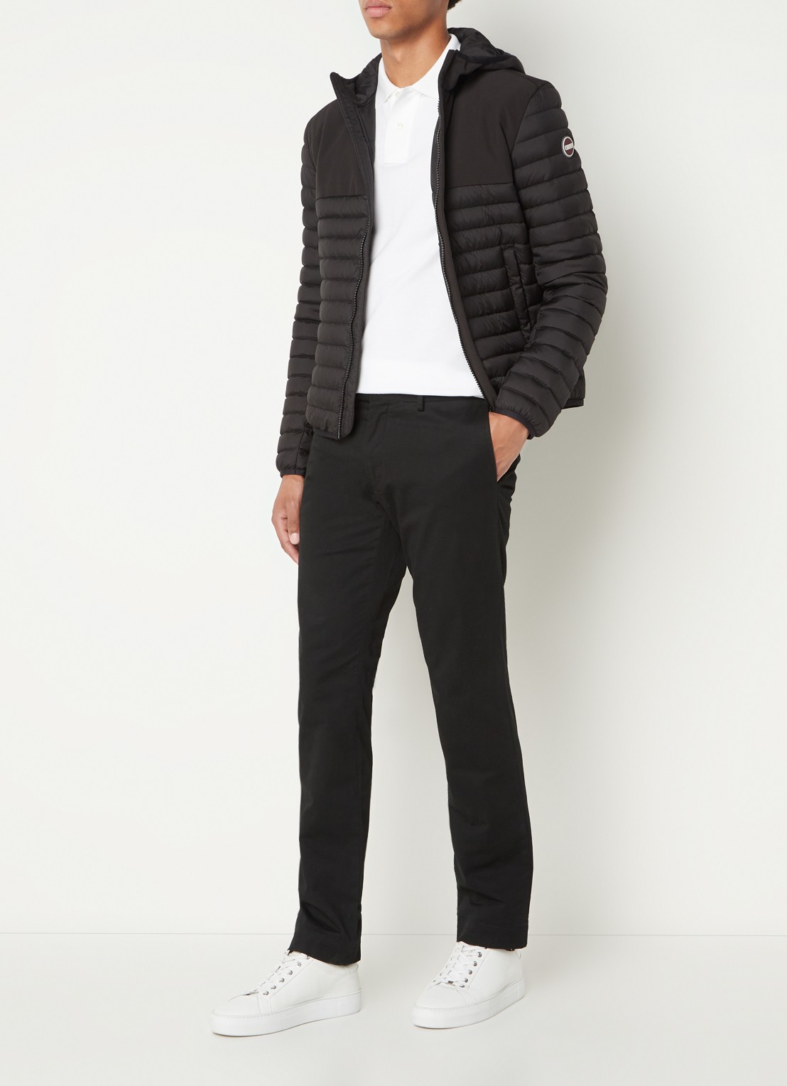 Ralph Lauren Slim fit chino met stretch - voorkant 8 polo black