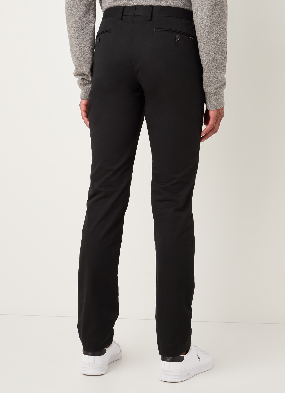 Ralph Lauren Slim fit chino met stretch - achterkant 6 polo black