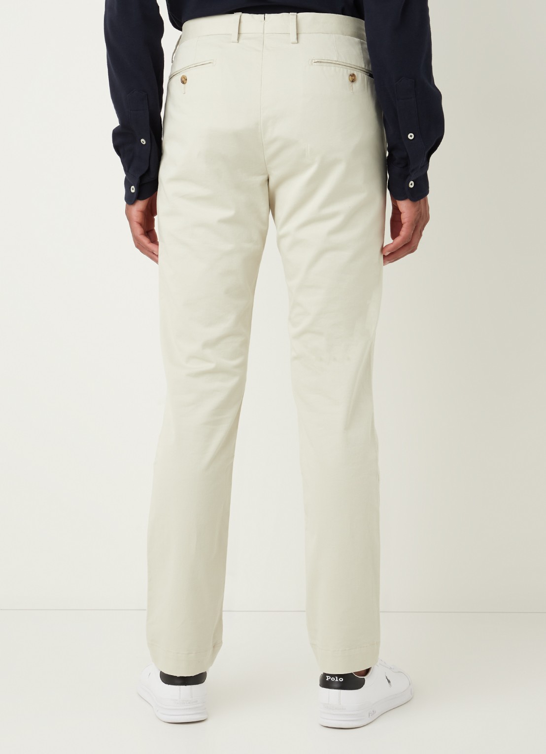 Ralph Lauren Slim fit chino met stretch - achterkant basic sand
