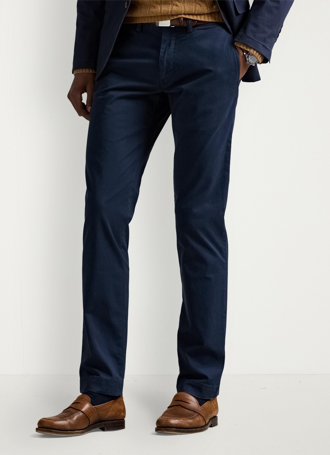 Ralph Lauren Slim fit chino met stretch - detail 3 nautical ink / donkerblauw